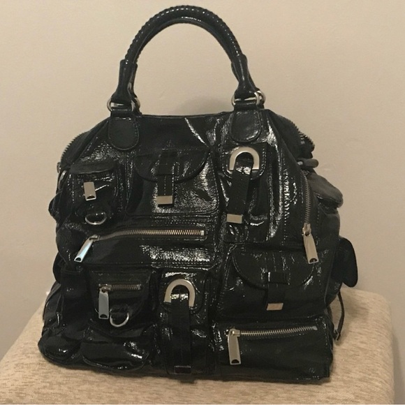 Cynthia Rowley Patent leather handle bag, NO STRAP I can’t seem to find it. - Picture 4 of 6